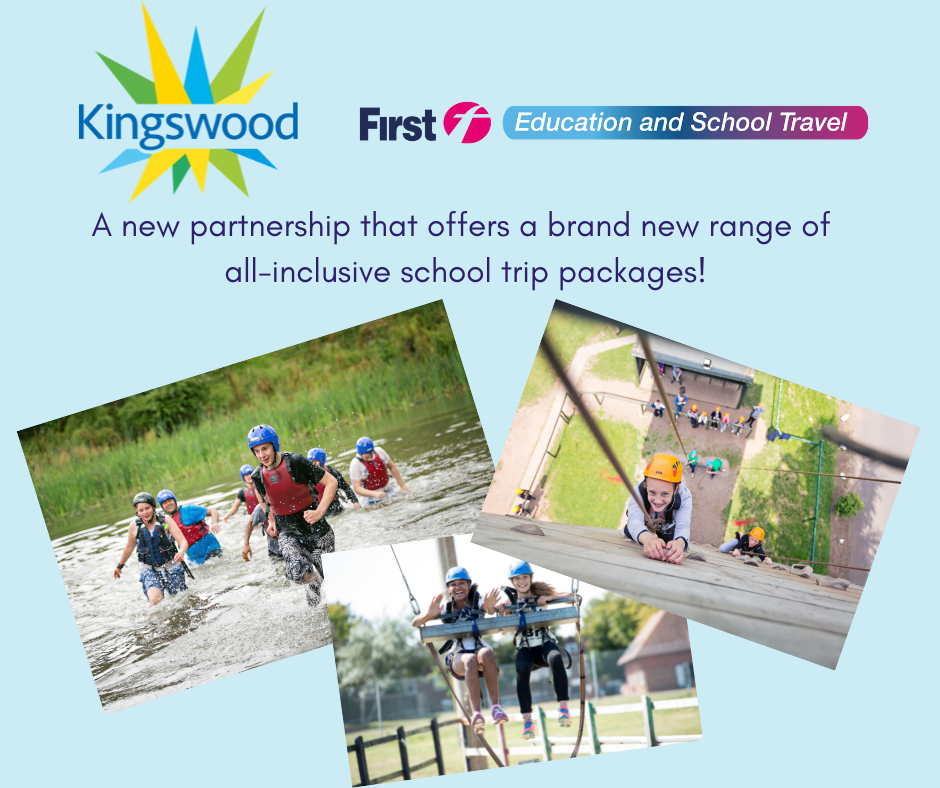 School trip packages - showing children taking part in outdoor activity